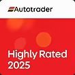 Auto Trader Highly Rated 2025